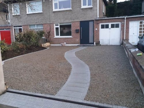 Gravel driveway in limerick